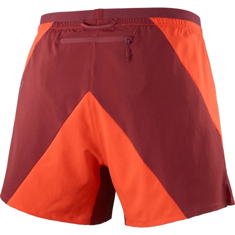 Calções Salomon Cross 5'' Masculino Vermelhas | PT N17864